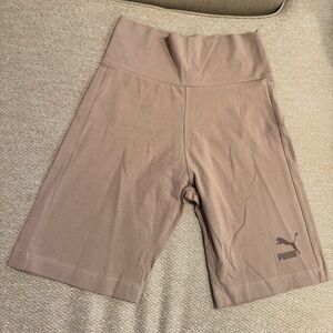 Puma Women's Beige Bike Shorts